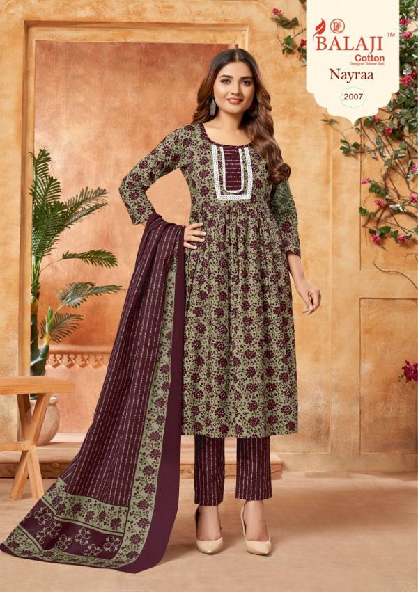 Balaji Nayraa Vol-2 – Nayra Cut Kurti With Pant Dupatta